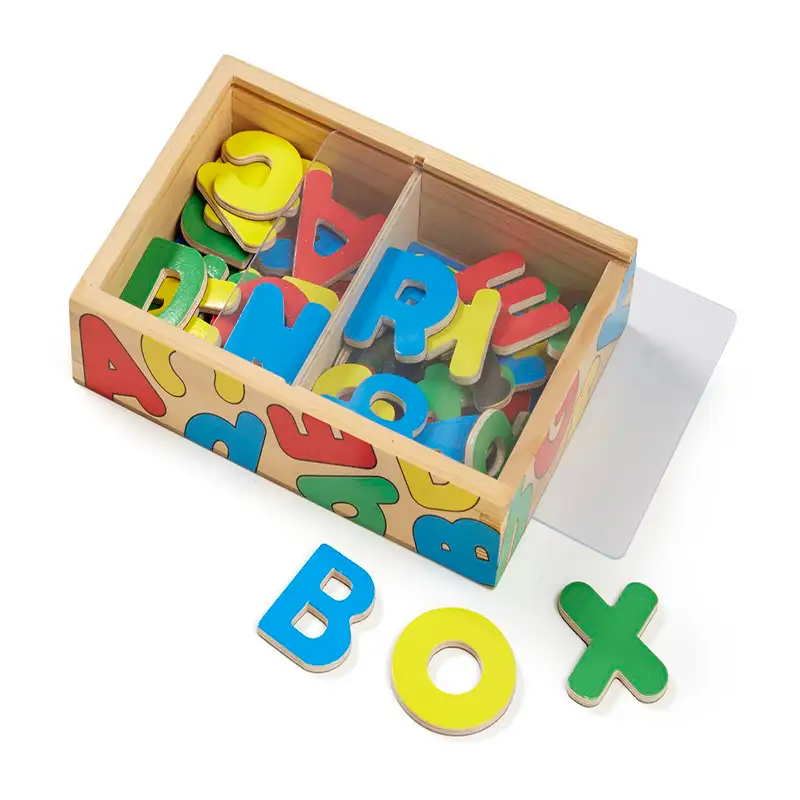 Melissa & Doug 10448 Imagenes De Madera Del Alfabeto Multicolor