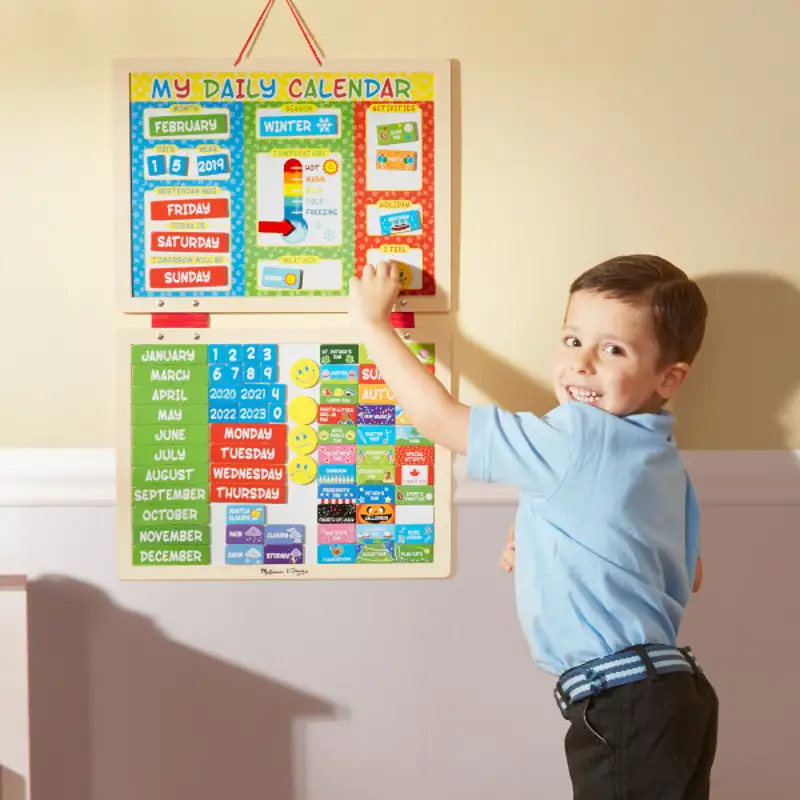 Melissa & Doug 19253 Mi primer calendario magnetico diario