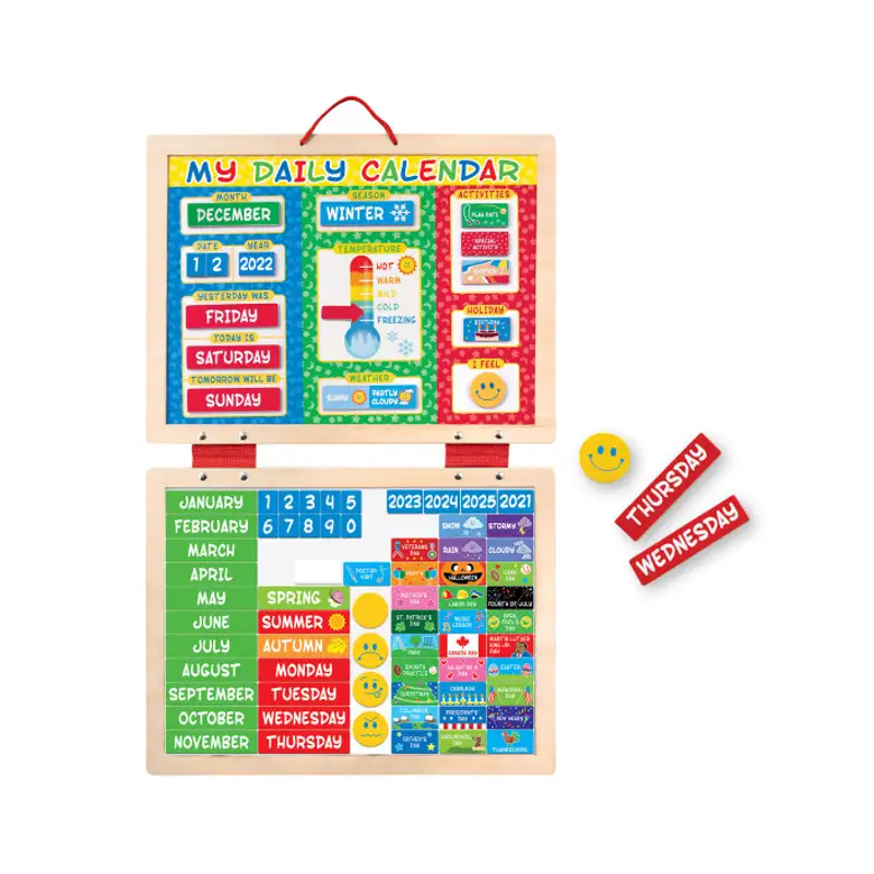 Melissa & Doug 19253 Mi primer calendario magnetico diario