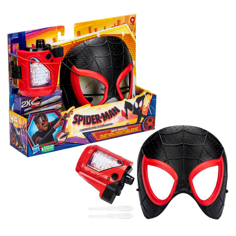 Hasbro Spiderverse F37335L00 Mini Mascara Con Web Blaster