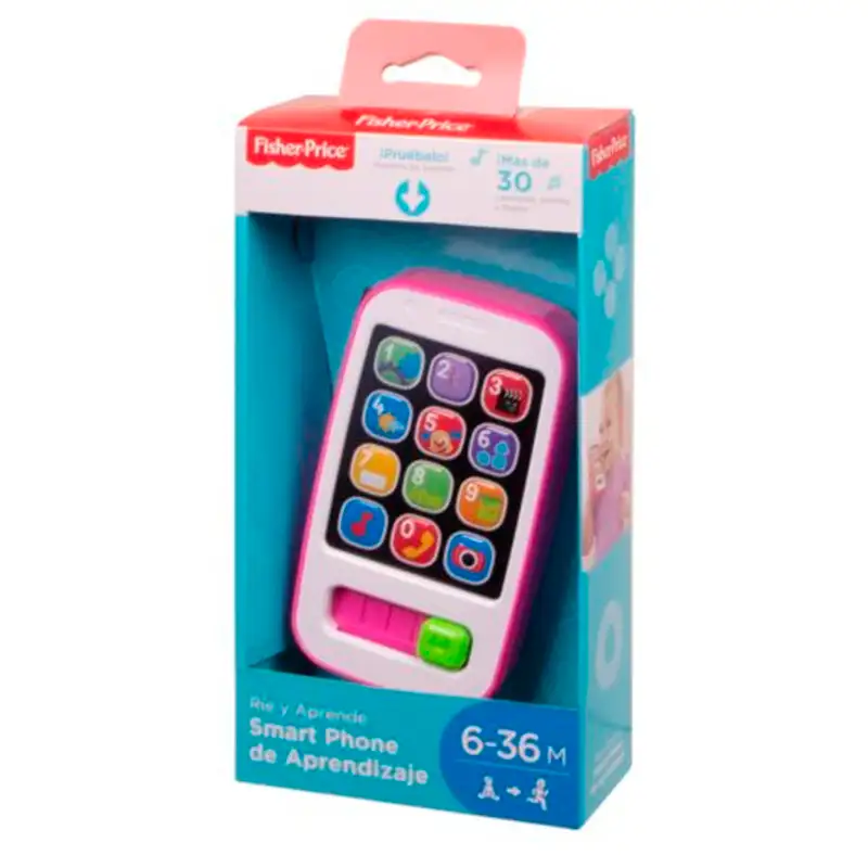 Mattel Fisher Price Dkk12 Telefono Inteligente Rosado