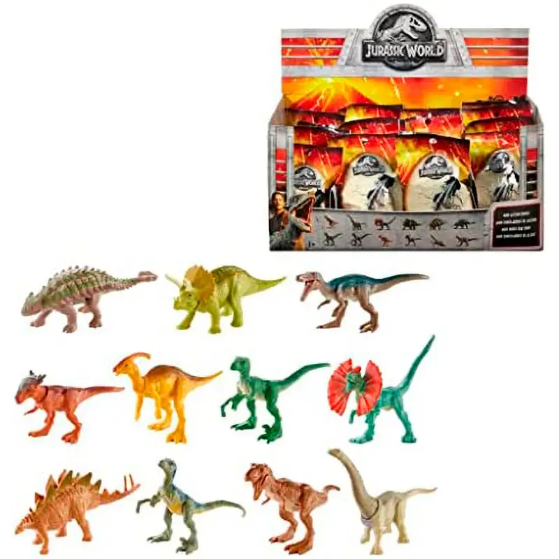 Mattel Jurassic World Gwp39  Pack De Mini Dinosaurios Surtido