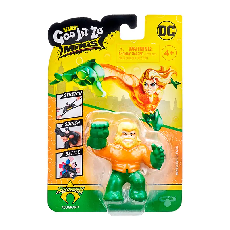 Boing Toys Goo Jit Zu 41171 Figuras Minis Serie 2 Dc Heroes Aquaman