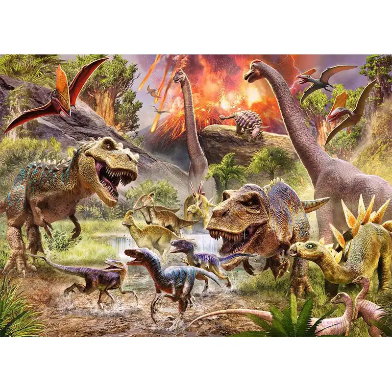 Ravensburger Rompecabezas Para Niños 5164 9 Varios Dinosaurios 60 Piezas