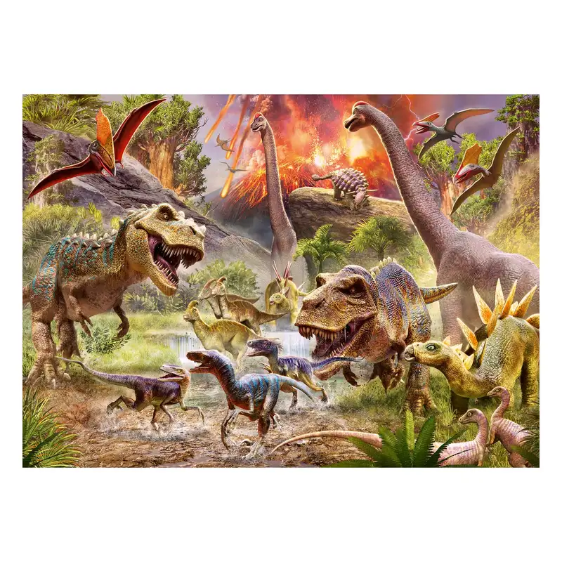 Ravensburger Rompecabezas Para Niños 5164 9 Varios Dinosaurios 60 Piezas