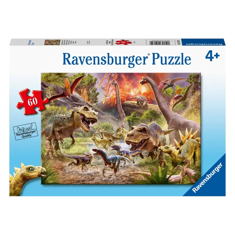 Ravensburger Rompecabezas Para Niños 5164 9 Varios Dinosaurios 60 Piezas