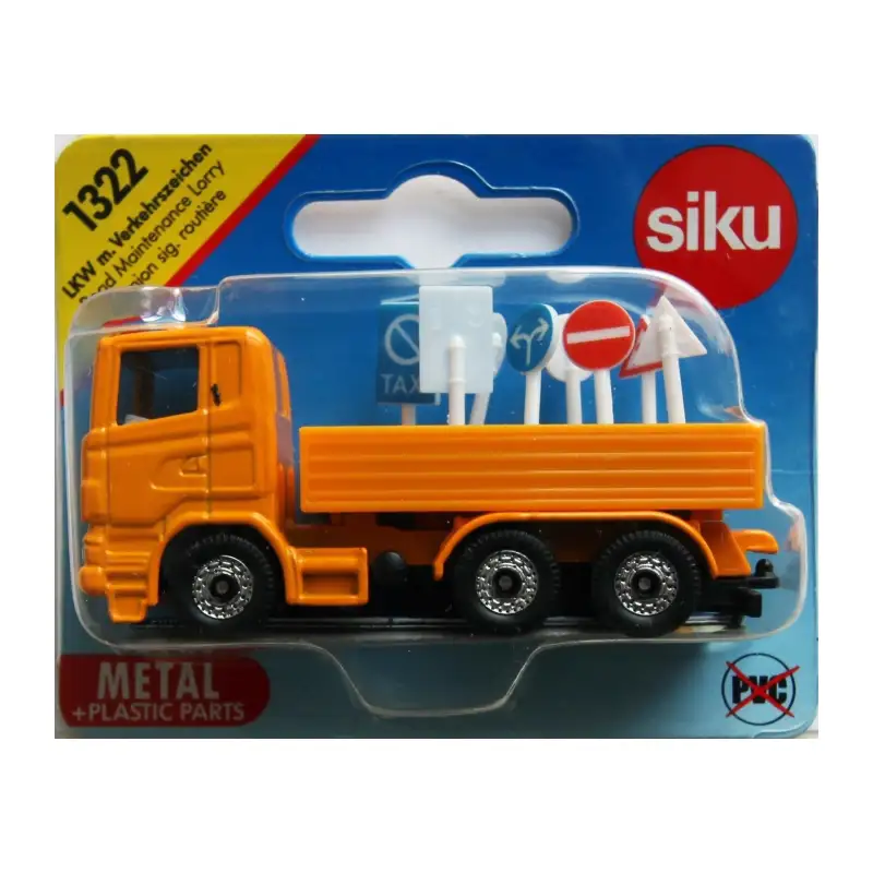 Siku Blister 1322 Camión De Mantenimiento De Carreteras