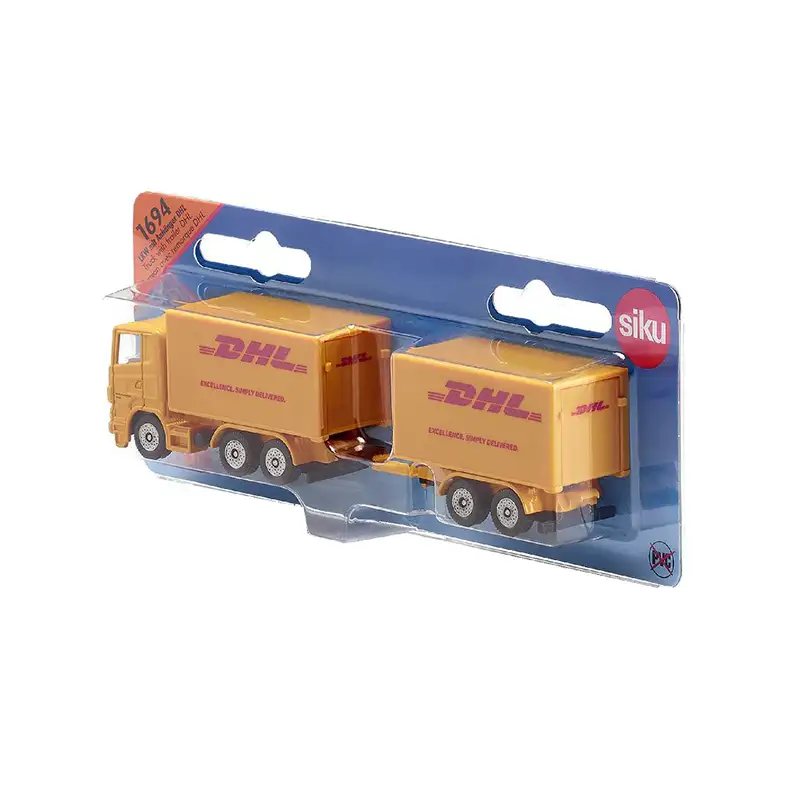 Siku Blister 1694 Camión Con Remolque Dhl