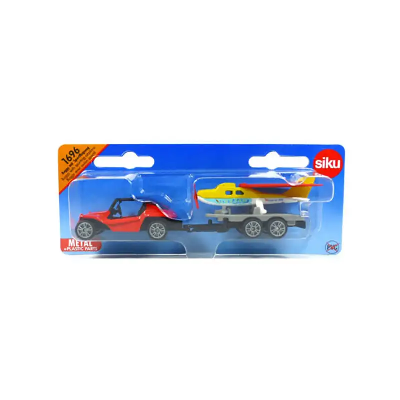 Siku Blister 1696 Buggy Con Avión Deportivo