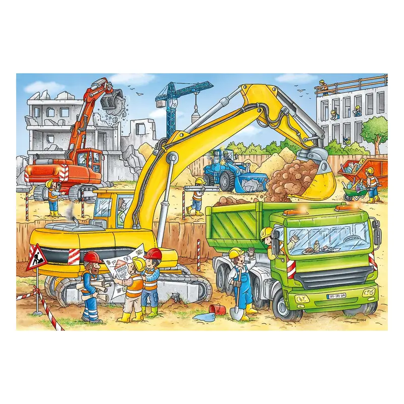 Ravensburger Rompecabezas Para Niños 7800 4 Duro En El Trabajo 2X24 Piezas
