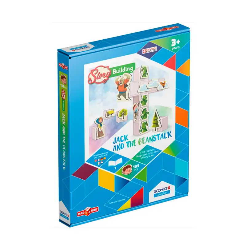 GEOMAG 232 Education Magicube Construyendo Historias Jack y la Habichuelas Magicas