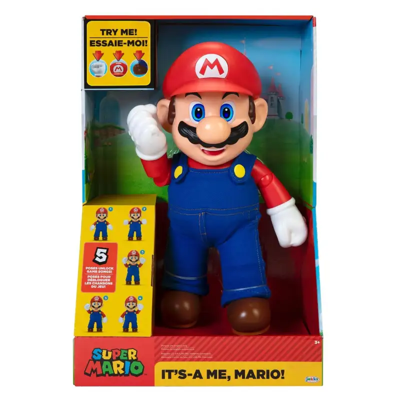 Jakks Pacific Nintendo 404304 Figura De Mario Its A Me Mario