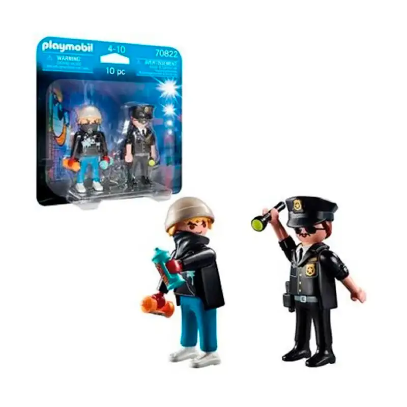 Playmobil 70822 Duopack Policia Y Artista Callejero