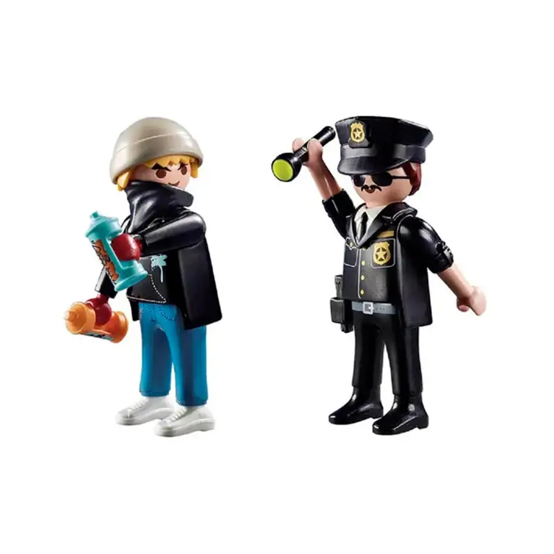 Playmobil 70822 Duopack Policia Y Artista Callejero