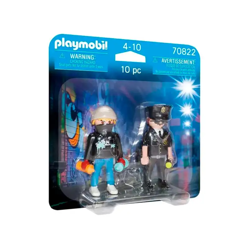 Playmobil 70822 Duopack Policia Y Artista Callejero