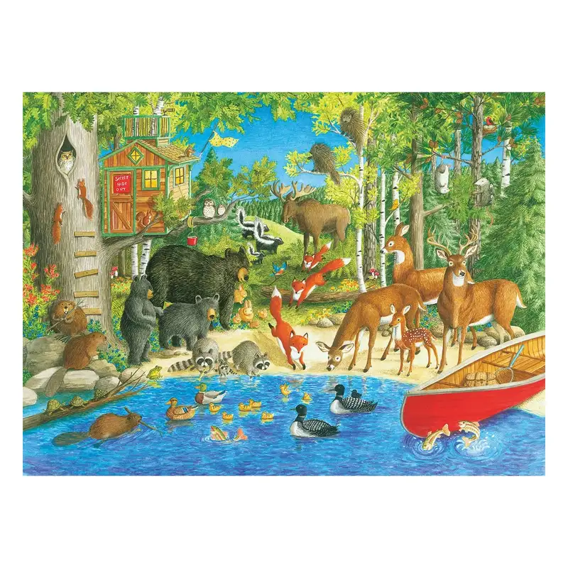 Ravensburger Rompecabezas Para Niños 12740 5 Amigos Del Bosque 200 Piezas
