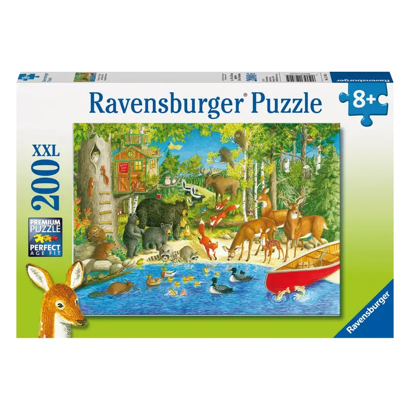 Ravensburger Rompecabezas Para Niños 12740 5 Amigos Del Bosque 200 Piezas