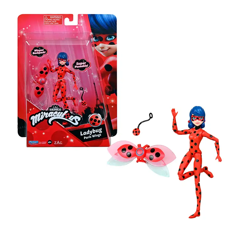 BOING TOYS Miraculos 50400 Momentos Lady Bug / Paris Wings