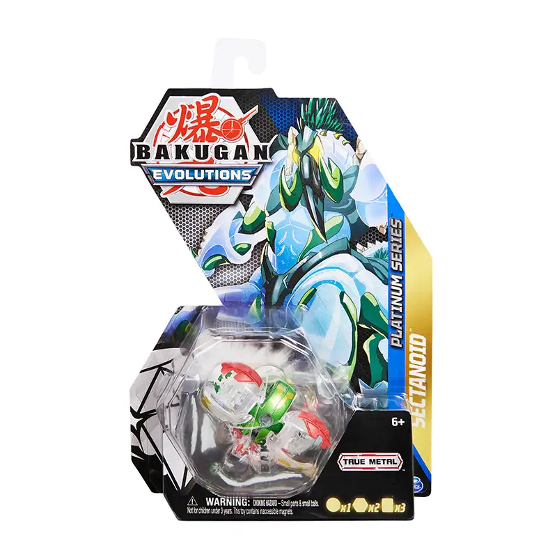 Boing Toys Bakugan 6063393 Evolucion Platinium Series / Sectanoid