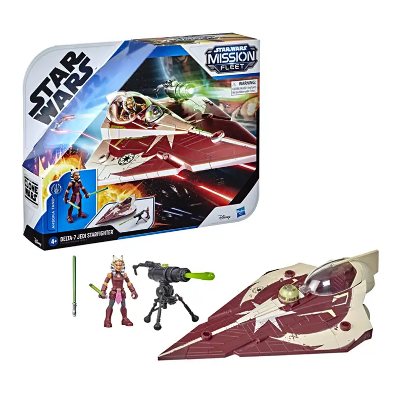 HASBRO Star Wars E93425L25 Mission Fleet Clase Stellar Delta-7 Jedi Starfighter (Asst 1/4)