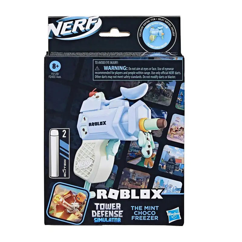 HASBRO Nerf F24904681 Roblox Micro Shots The Mint Choco Freezer (Asst 1/3)