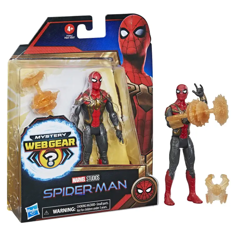 HASBRO Marvel F02325L01 Figuras Spider Man No Way Home Spiderman Negro (ASST 1/3)