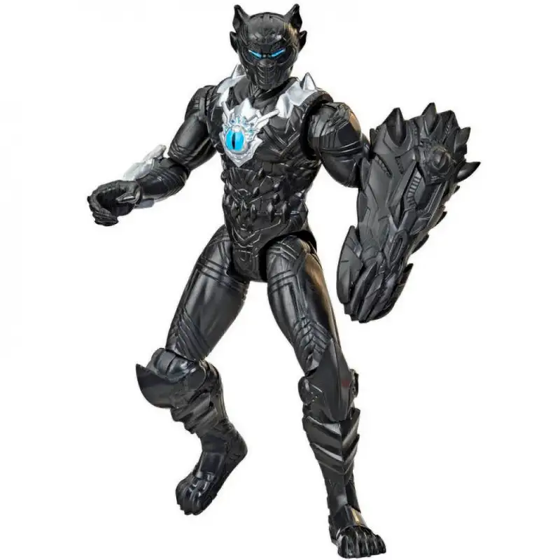 HASBRO Marvel F33165L00 Mech Strike Cazador de Monstruos Black Panther (Asst 1/4)