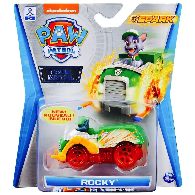 Spin Master Paw Patrol 6053257 Vehiculos Metalicos Spark Rocky (Asst 2/4)