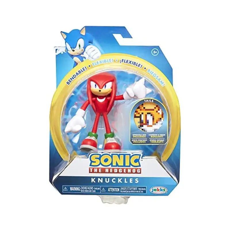 Jakks Pacific Sonic 411174 Figura De Accion 2.5 Pulg. W6 Knuckles
