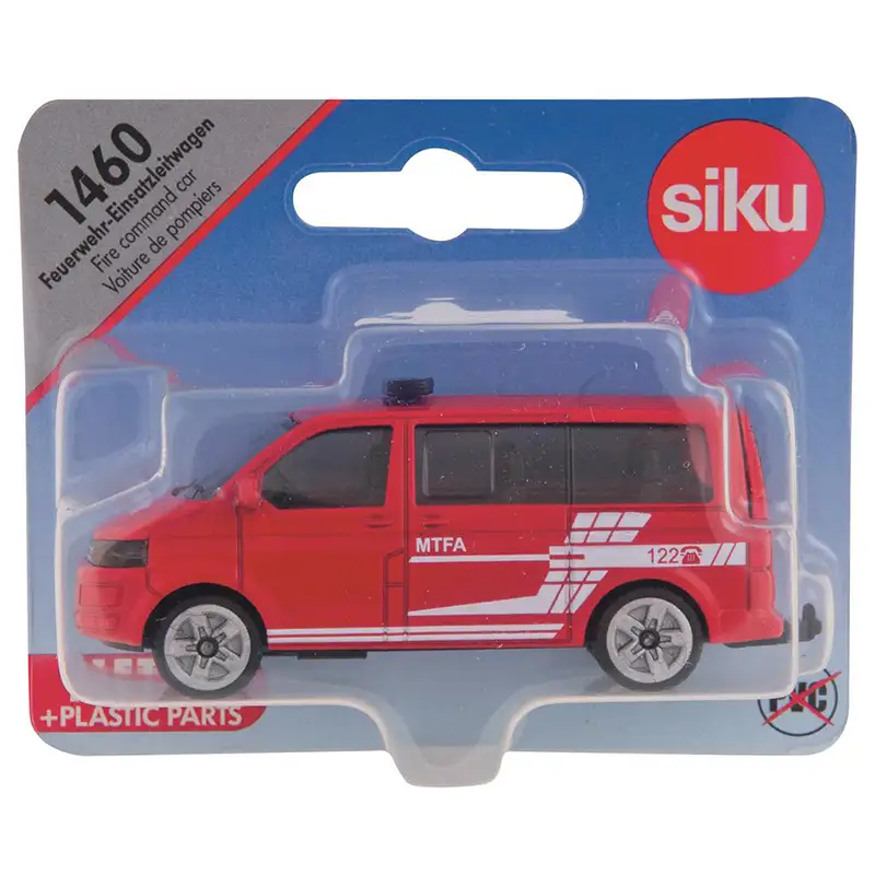 SIKU Fire Command Car Austria Red 1460