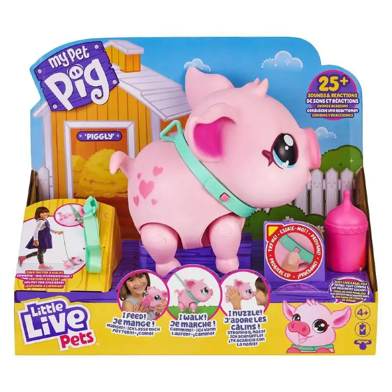 Boing Toys Little Live Pets 26366 My Pet Pig - Piggly
