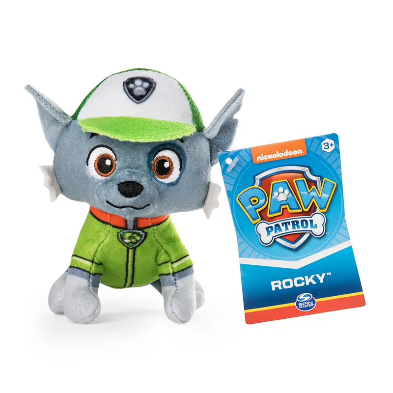 Spin Master Paw Patrol 6055105 Mini Peluche Figura Surtida Rocky (Asst 8/8)