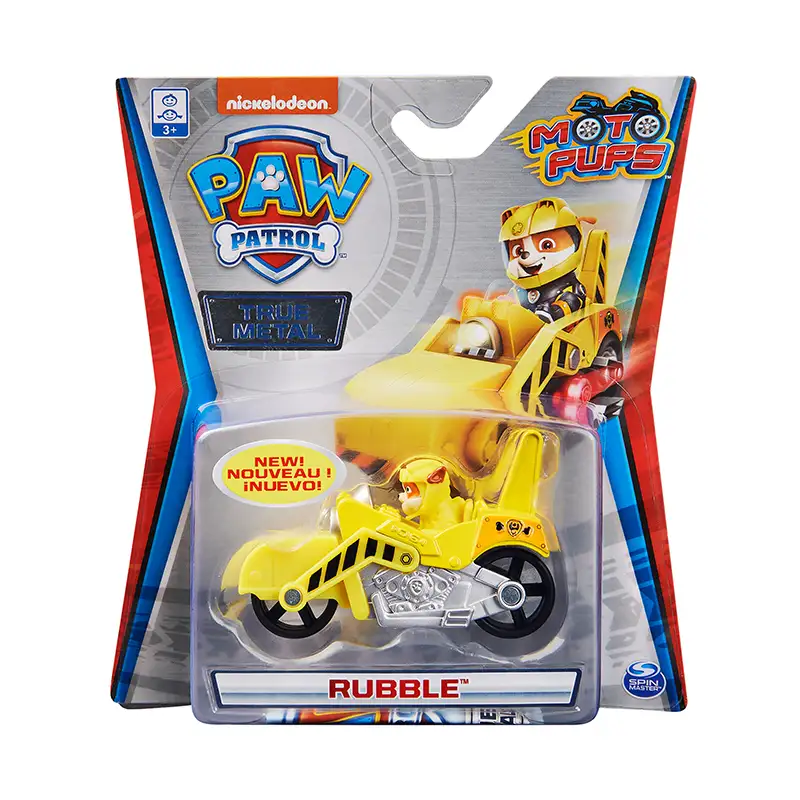 Spin Master Paw Patrol 6053257 Moto Pups Metalicos Rubble