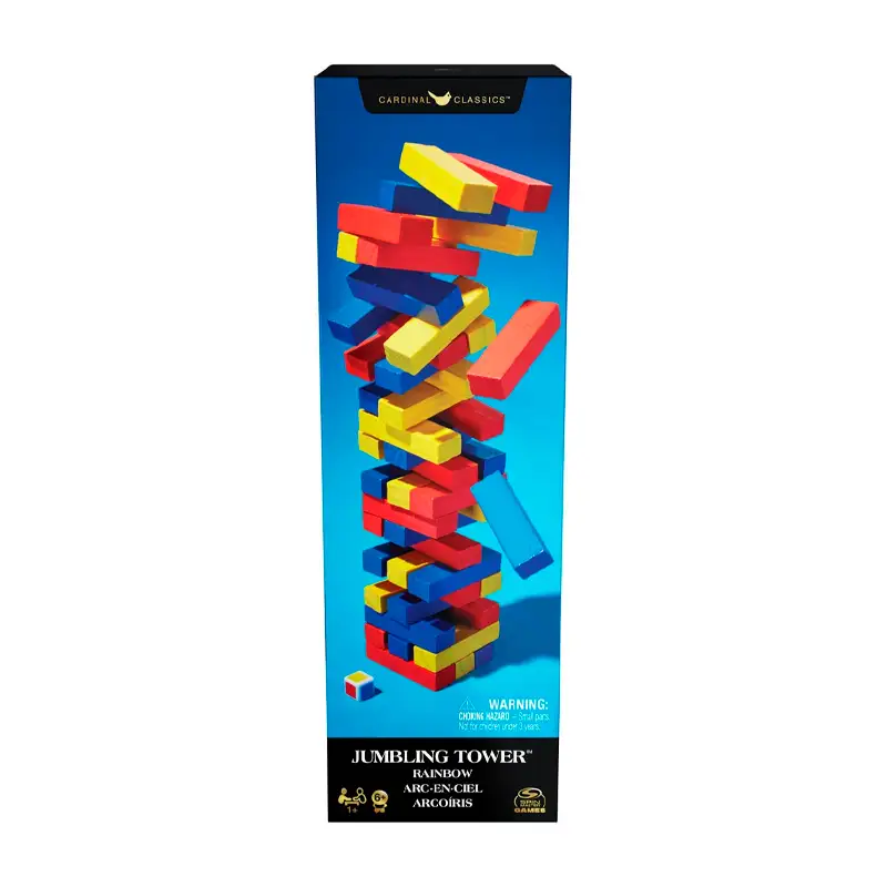 Spin Master Games 6065320 Jenga Arco Iris Clasico