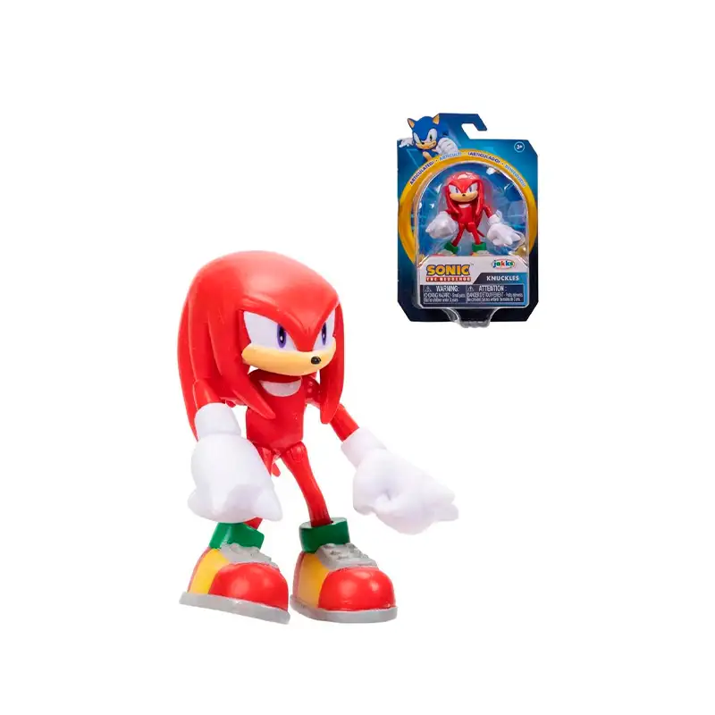 Jakks Pacific Sonic 15564 Figura De Sonic 2.5 Pulg W10 Knuckles (Asst 1/5)