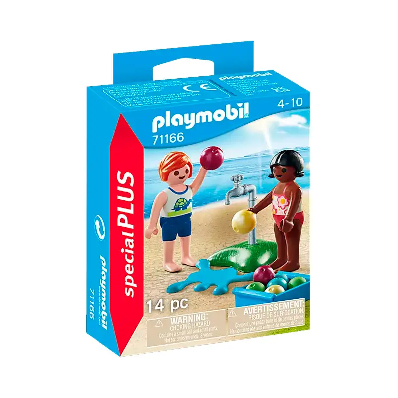 Playmobil Special Plus 71166 Niños Jugando Globos Con Agua