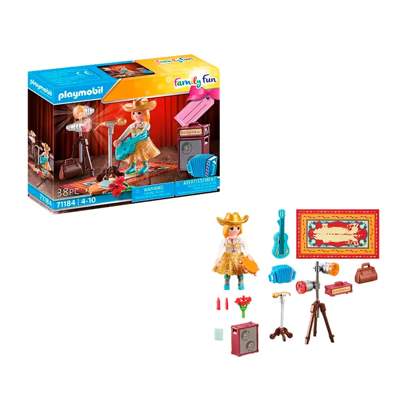 Playmobil Family Fun 71184 Set De Cantante De Country