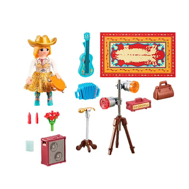 Playmobil Family Fun 71184 Set De Cantante De Country