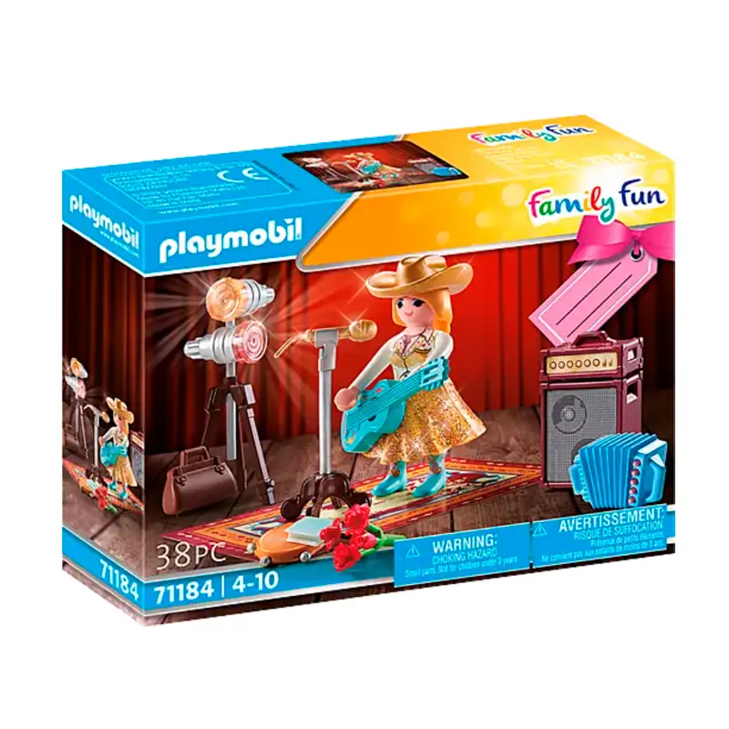 Playmobil Family Fun 71184 Set De Cantante De Country