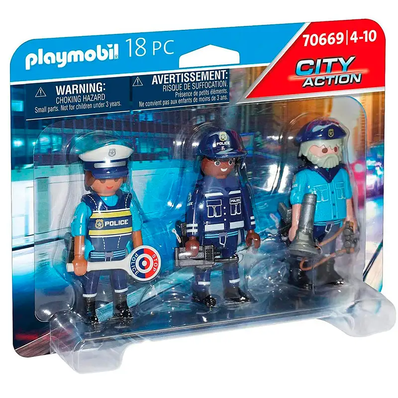Playmobil City Action 70669 Set De Policias