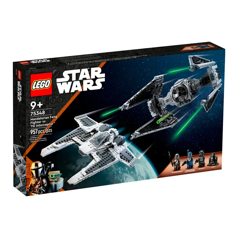 Lego Star Wars 75348 Nave Colmillo Mandaloriano Versus Interceptor Tie