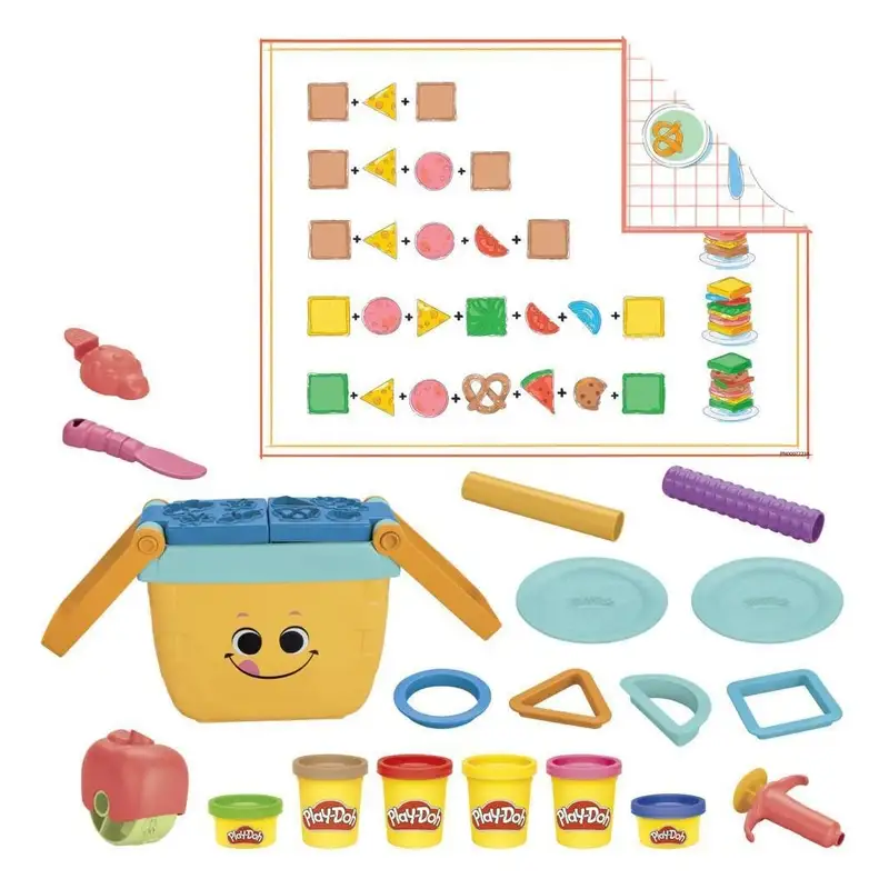 Hasbro Play-Doh F6916 Primeras Creaciones Para El Picnic