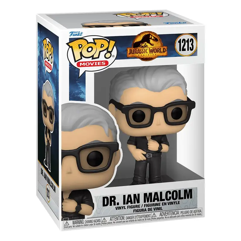 Funko Pop! 62224 Movies Jurassic World Dominion 1213 Dr. Ian Malcolm