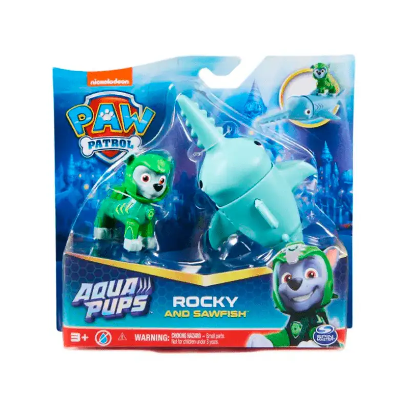 Spin Master Paw Patrol 6065411 Cachorro Con Mascota Aqua Pups Surtido