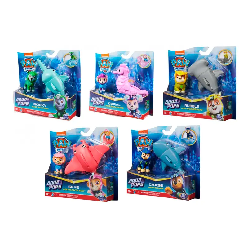 Spin Master Paw Patrol 6065411 Cachorro Con Mascota Aqua Pups Surtido