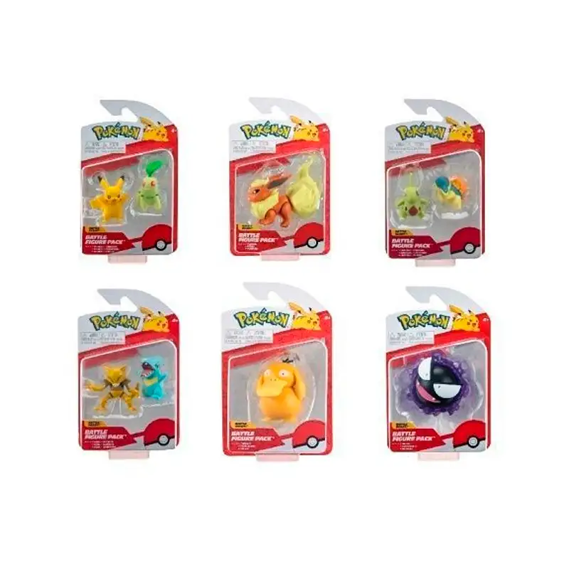 Pokémon Pkw2476 Figura De Batalla 3Plg Asst