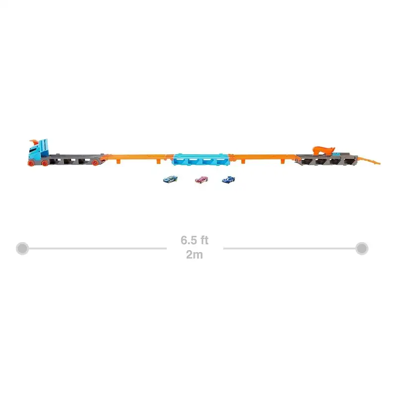 Mattel Hot Wheels Gvg37 Camión De Transporte Y Pista
