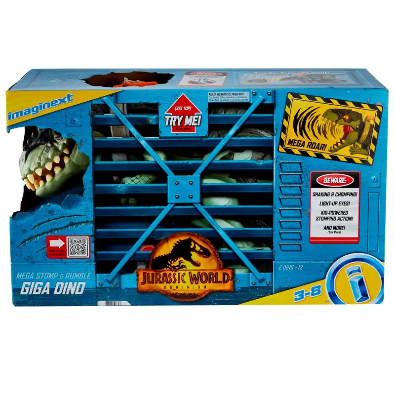 Mattel Jurassic World Gwt22 Dino Gigante Con Sonido