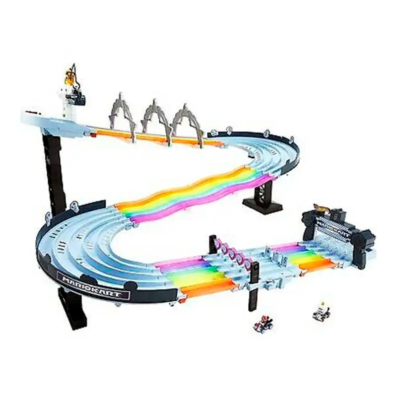 Mattel Hot Wheels Gxx41 Mario Kart Pista Rainbow Road