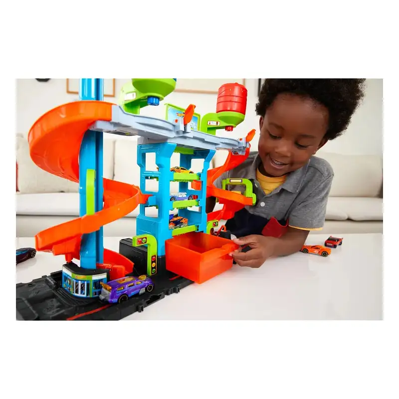 Mattel Hot Wheels Hdp05 Megatorre De Lavado De Coches